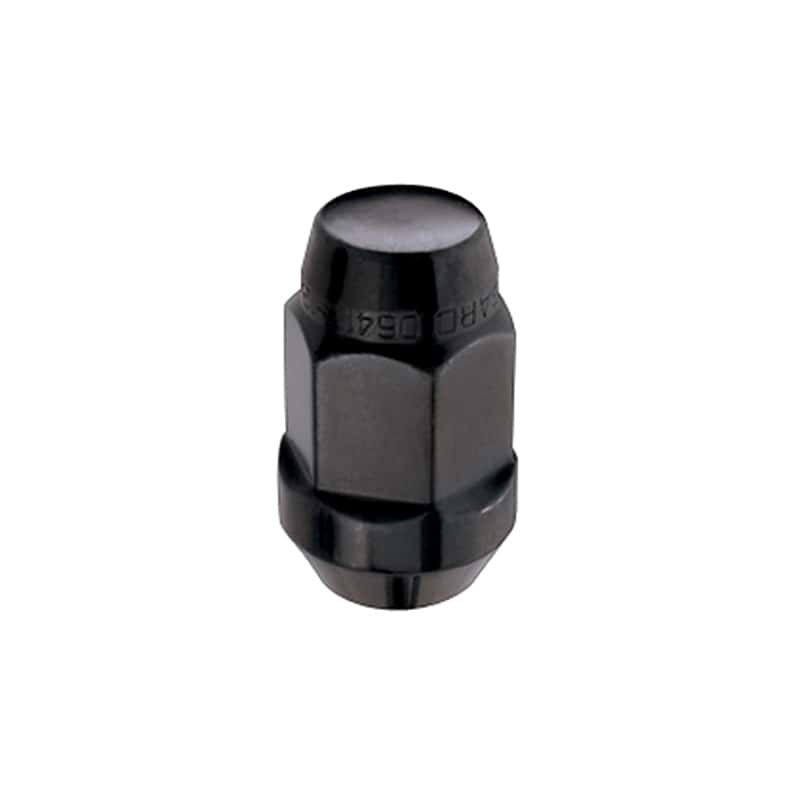 McGard — McGard Hex Lug Nut (Cone Seat Bulge Style) M12X1.5 / 3/4 Hex / 1.45in. Length (4-Pack) - Black - view 2