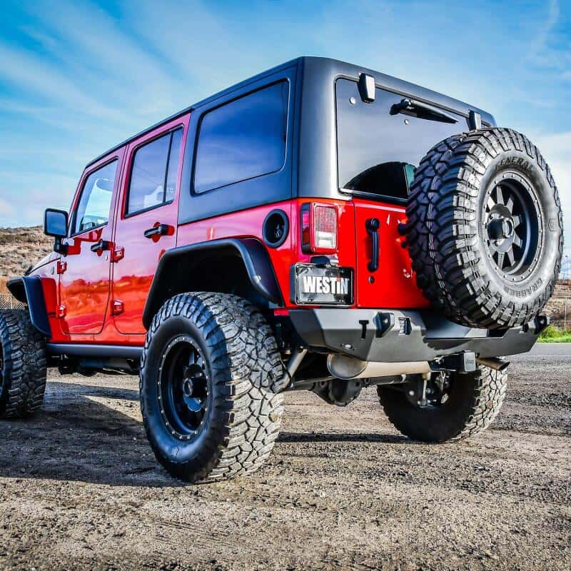 Westin — Westin 07-18 Jeep Wrangler JK WJ2 Rear Bumper - Textured Black
Bumper- Rear
Bumper-Rear - view 9