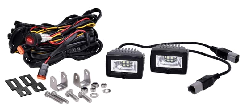 KC HiLiTES — KC HiLiTES C-Series C2 LED 2in. Backup Area Flood Light 20w (Pair Pack System) - Black
C-Series LEDs - view 9