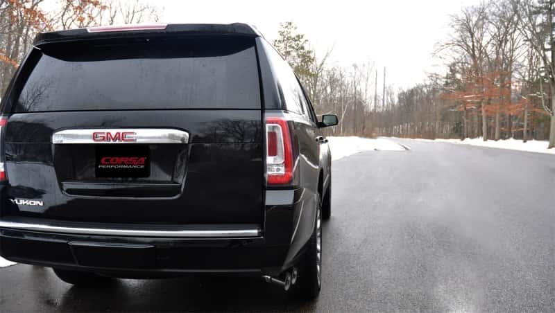 CORSA Performance — Corsa 2015-2020 GMC Yukon Denali 6.2L V8 Single Side Exit Cat-Back Exhaust w/ Polished Black Tips
Exhaust - view 7