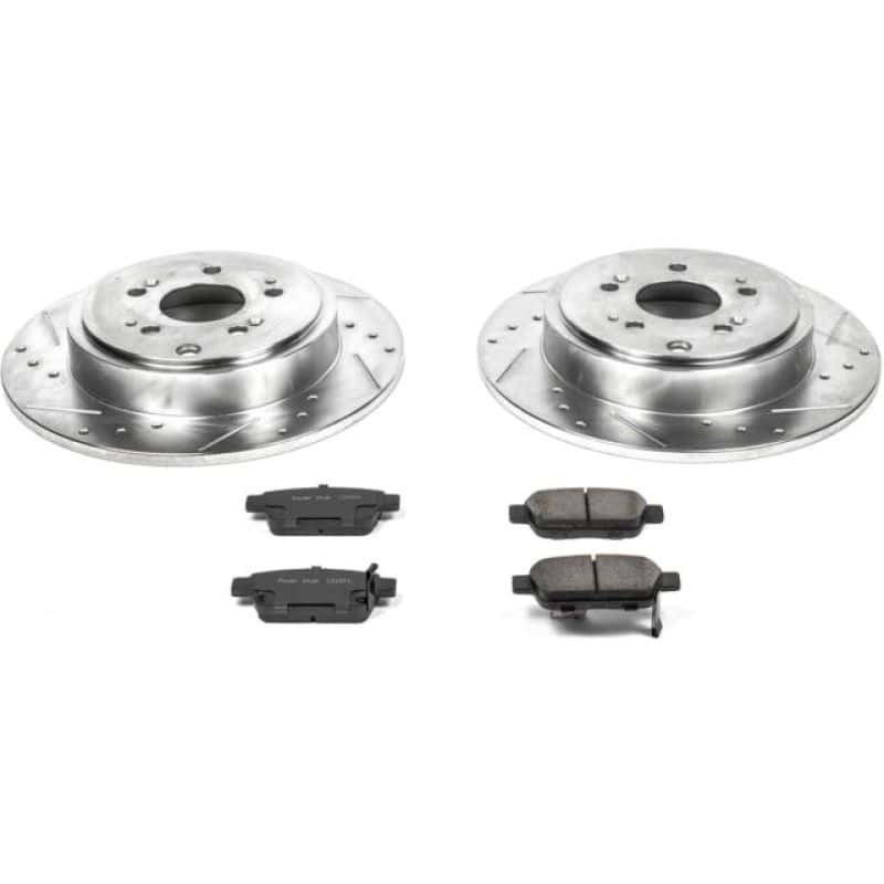 PowerStop — Power Stop 06-14 Honda Ridgeline Rear Z23 Evolution Sport Brake Kit - view 1
