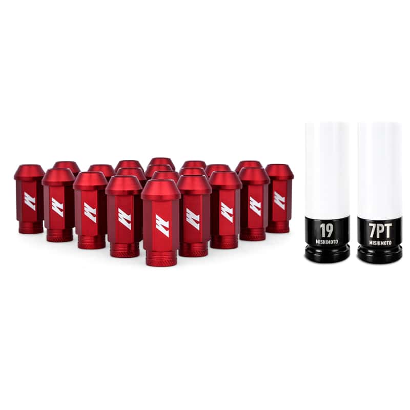 Mishimoto — Mishimoto Aluminum Locking Lug Nuts M12x1.5 20pc Set Red
Wheel Lug Nut - view 1