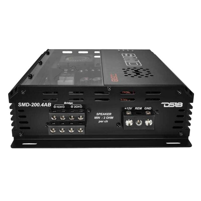 DS18 — DS18 Steave Meade Colab 4-Channel Amp Class A/B 2x 400/4ohm 4 x 200/2ohm 4 x 150/4ohm Watts LED - view 3