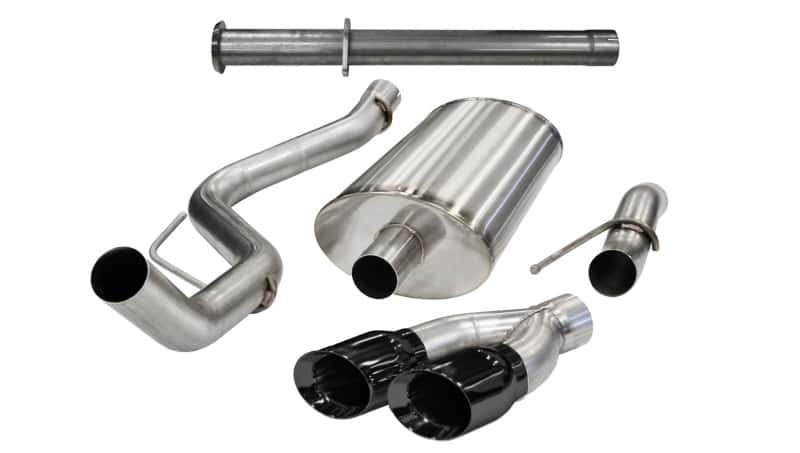 CORSA Performance — Corsa 2011-2014 Ford F-150 Raptor 6.2L V8 133in Wheelbase Black Xtreme Cat-Back Exhaust
Exhaust - view 5