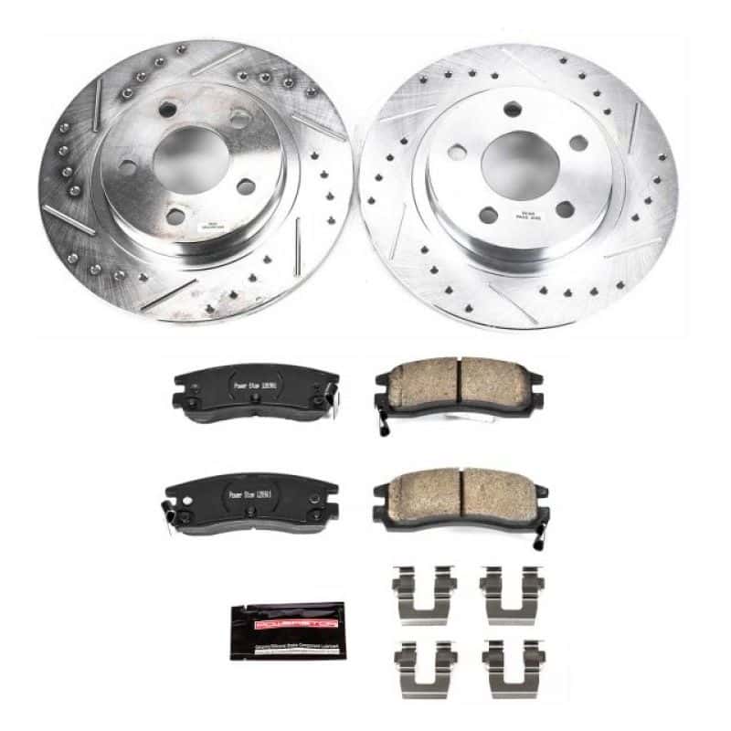 PowerStop — Power Stop 03-05 Buick Park Avenue Rear Z23 Evolution Sport Brake Kit - view 1