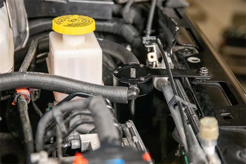 CORSA Performance — Corsa 2018-2025 Jeep Wrangler JL & JLU / Gladiator JT (3.6L) Oil Catch Can
Accessory - view 4