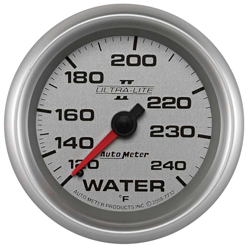 AutoMeter — AutoMeter Gauge Water Temp 2-5/8in. 120-240 Deg. F Mechanical Ultra-Lite II
2-5/8" WATER TEMP, 1 - view 1