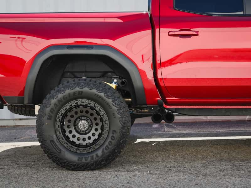 aFe — AFE 23-24 L4 GM Colorado/Canyon Rebel Series 3 IN 304 Stainless Steel Cat-Back System w/Black Tip
Cat-Back Exhaust - view 3