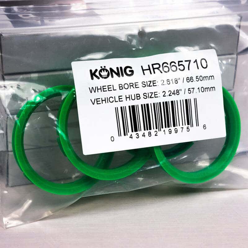 Konig — Konig Hub Ring Set (4pcs) - 66.5mm O.D. / 57.1mm I.D. - view 2