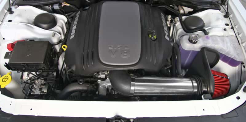 Spectre — Spectre 11-17 Dodge Challenger/Charger 5.7L V8 Air Intake Kit - Polished w/Red Filter
Spectre Air Intake K
Air Intake System - view 9