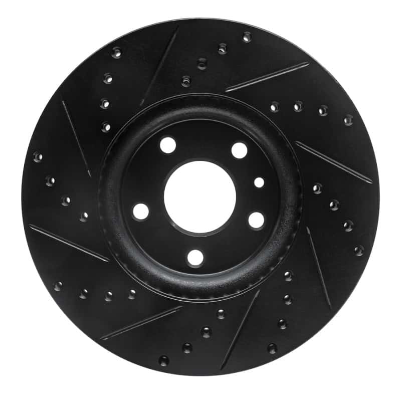 R1 Concepts — R1 13-20 Ford Fusion Front Right Drilled & Slotted Black Brake Rotor
R1 Brake Rotor Drill - view 5