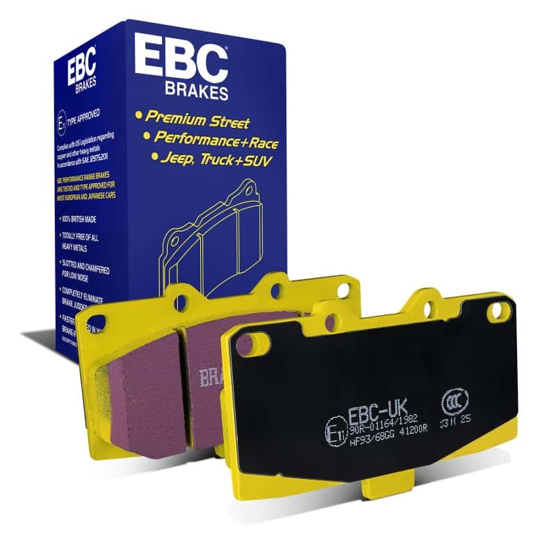 EBC — EBC 89-95 Nissan Skyline (R32) 2.6 Twin Turbo GT-R Yellowstuff Front Brake Pads
Disc Brake Pad - view 1