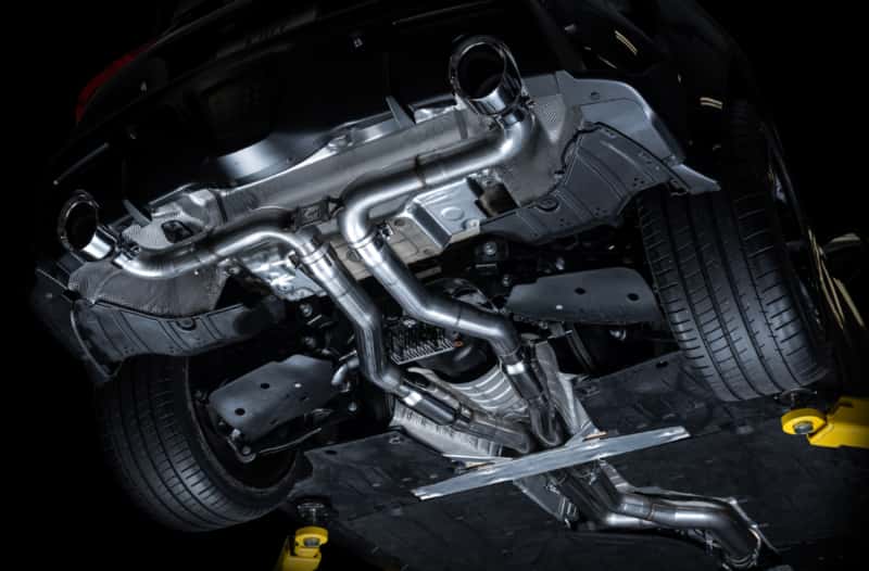 AWE Tuning — AWE Tuning 2020 Toyota Supra A90 Track Edition Exhaust - 5in Chrome Silver Tips
Track Exhaust - view 7