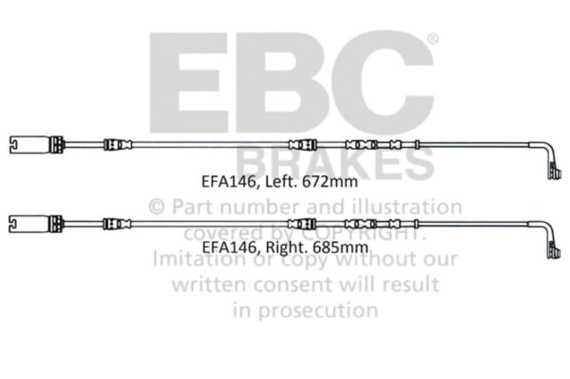 EBC — EBC 2008-2010 BMW M3 4.0L (E90) Front Wear Leads
DscBrkPadWrSnsr - view 1