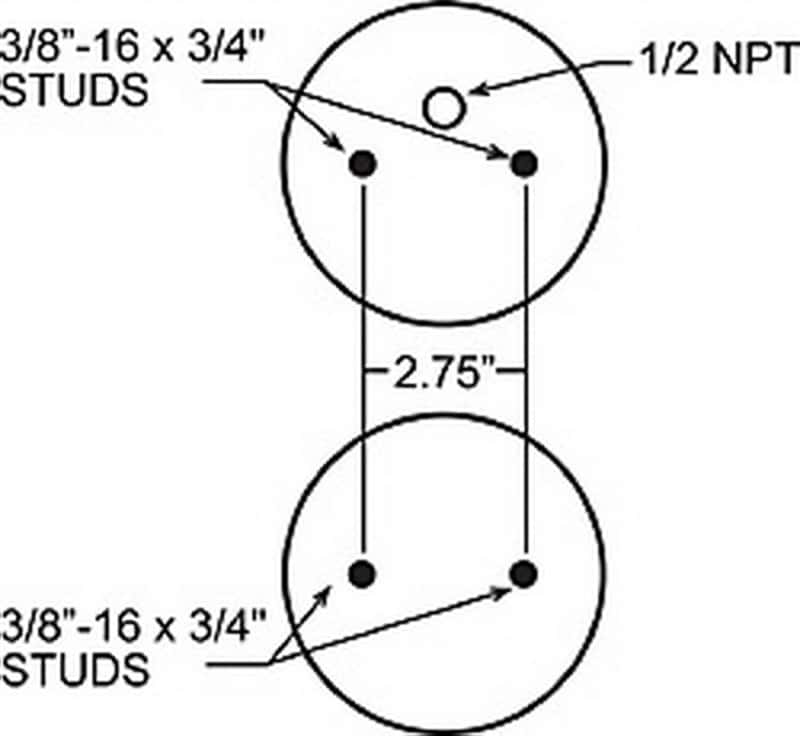 Firestone — Firestone Ride-Rite Replacement Air Helper Spring Rear 267C 1.5 (W217607671)
Replacement Bellows
Air Helper Spring - view 3