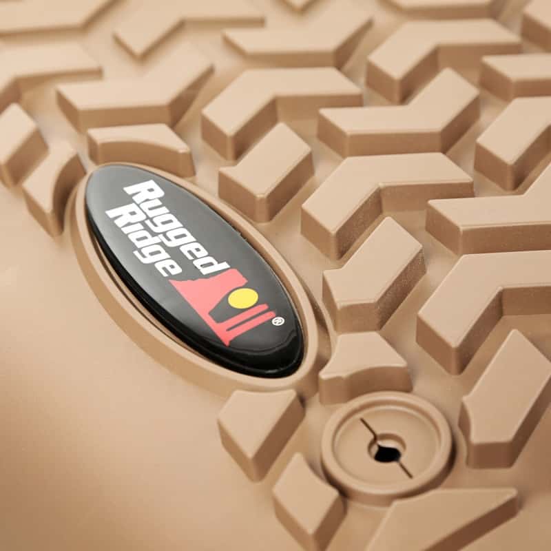 Rugged Ridge — Rugged Ridge Floor Liner Front Tan 2011-2012 Ford F-250 / F-350 Regular / Extended
Terrain Floor Liner
Floor Mat Set - view 3