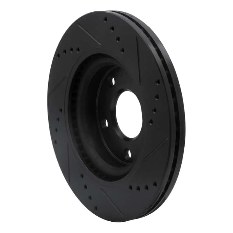 R1 Concepts — R1 07-13 Nissan Altima Front Left Drilled & Slotted Black Brake Rotor
R1 Brake Rotor Drill - view 4