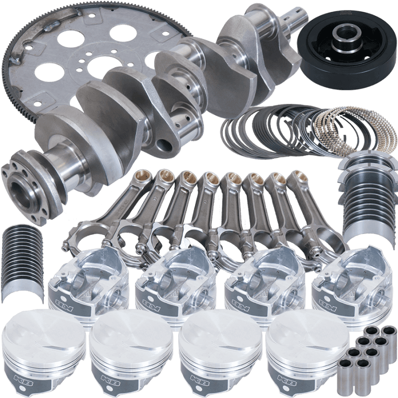 Eagle — Eagle Chevy 454 4.250in Crank 6.385in I-Beam Rods 17cc Dome 4.310in Pistons Balanced Assembly
Bal Str & Strip Assy - view 1