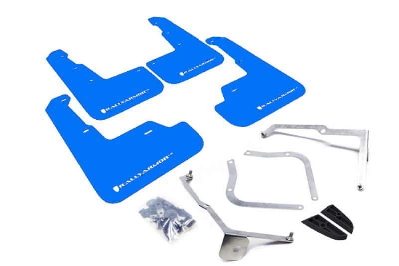 Rally Armor — Rally Armor 15-21 Subaru WRX/STI Blue UR Mud Flap w/White Logo
Mud Flap - view 1