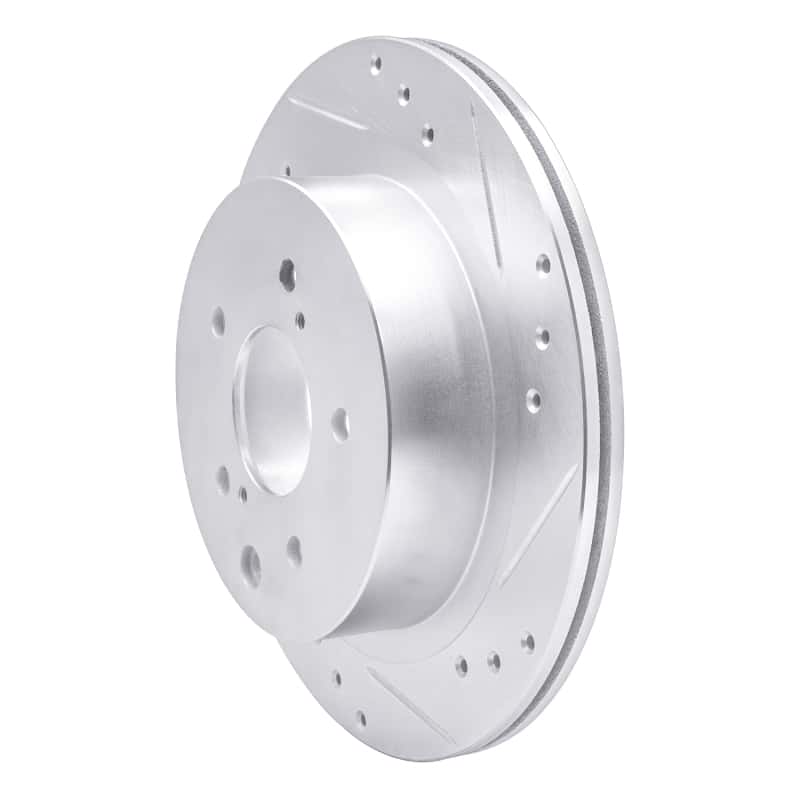 R1 Concepts — R1 89-96 Nissan 300ZX Turbo Rear Right Drilled & Slotted Silver Brake Rotor
R1 Brake Rotor Drill - view 2