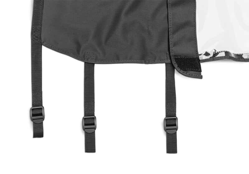 Rampage — Rampage 1997-2002 Jeep Wrangler(TJ) Cab Soft Top And Tonneau Cover - Black Denim
Top-Soft - view 4