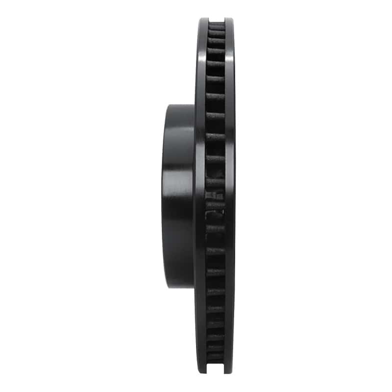 R1 Concepts — R1 07-23 Lexus LS460 Front Right Drilled & Slotted Black Brake Rotor
R1 Brake Rotor Drill - view 3