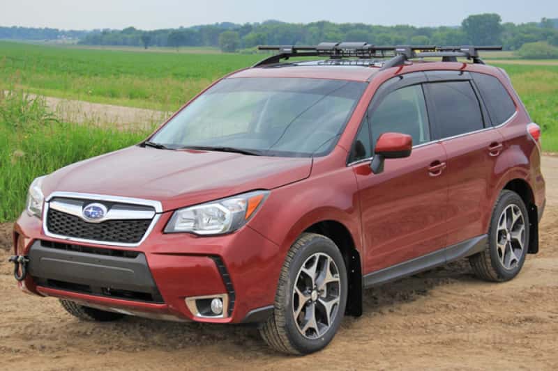 Rally Armor — Rally Armor 14-18 Subaru Forester Black Mud Flap w/ Grey Logo
Mud Flap - view 3