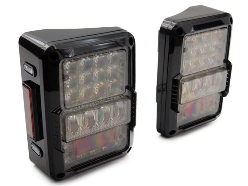 Raxiom — Raxiom 07-18 Jeep Wrangler JK Axial Series Lux LED Tail Lights- Blk Housing (Clear Lens)
Lights - view 2