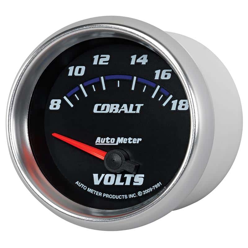AutoMeter — AutoMeter Gauge Voltmeter 2-5/8in. 18V Electric Cobalt
GA 2.6" VOLT 18V CB - view 2