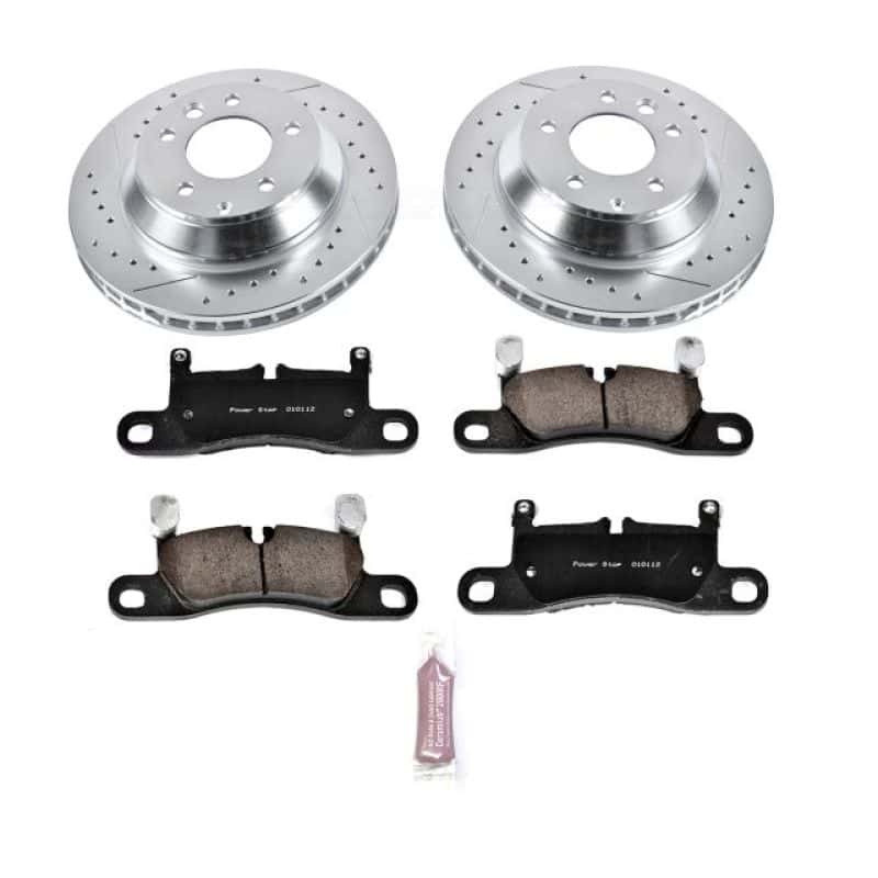 PowerStop — Power Stop 11-18 Porsche Cayenne Rear Z23 Evolution Sport Brake Kit - view 1