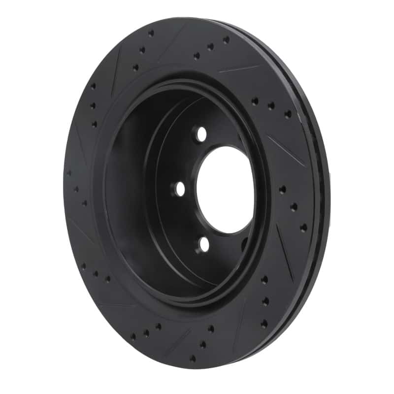 R1 Concepts — R1 12-20 Ford F-150 4WD Rear Right Drilled & Slotted Black Brake Rotor
R1 Brake Rotor Drill - view 4