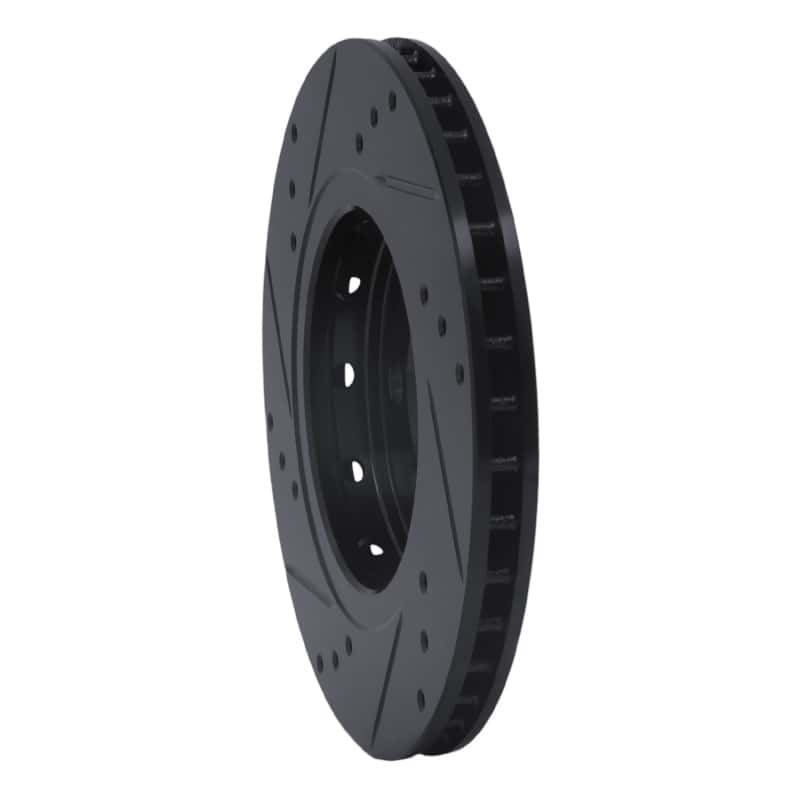 R1 Concepts — R1 00-06 Audi TT Quattro Rear Right Drilled & Slotted Black Brake Rotor
R1 Brake Rotor Drill - view 4