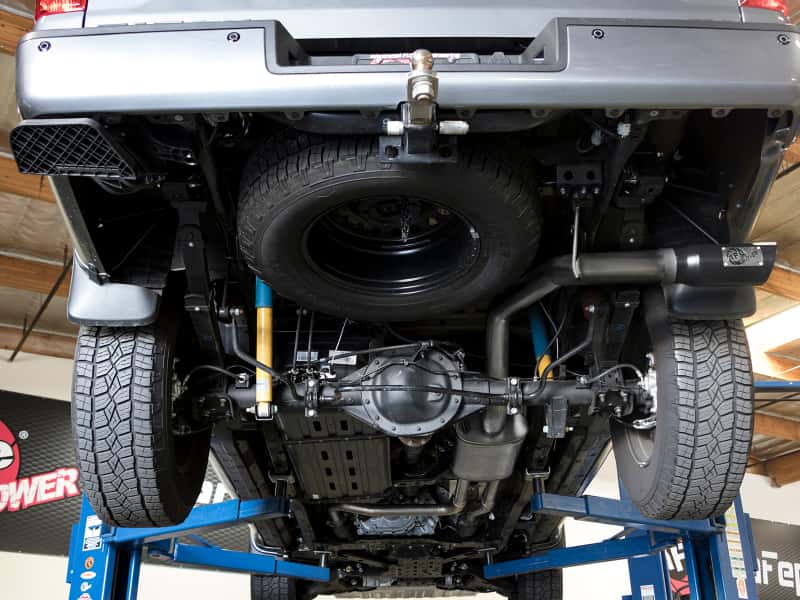 aFe — aFe MACHForce XP 2.5in Cat-Back Exhaust System w/ Black Tip Nissan Frontier 17-19 V8-5.6L
Cat-Back Exhaust - view 7