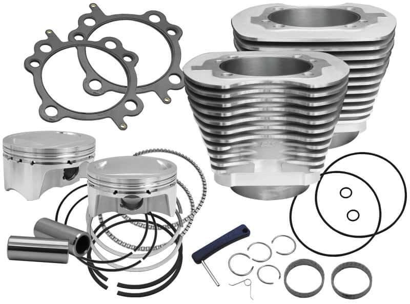 S&S Cycle — S&S Cycle 07-17 BT Models 110in Sidewinder Big Bore Kit - Silver - view 2