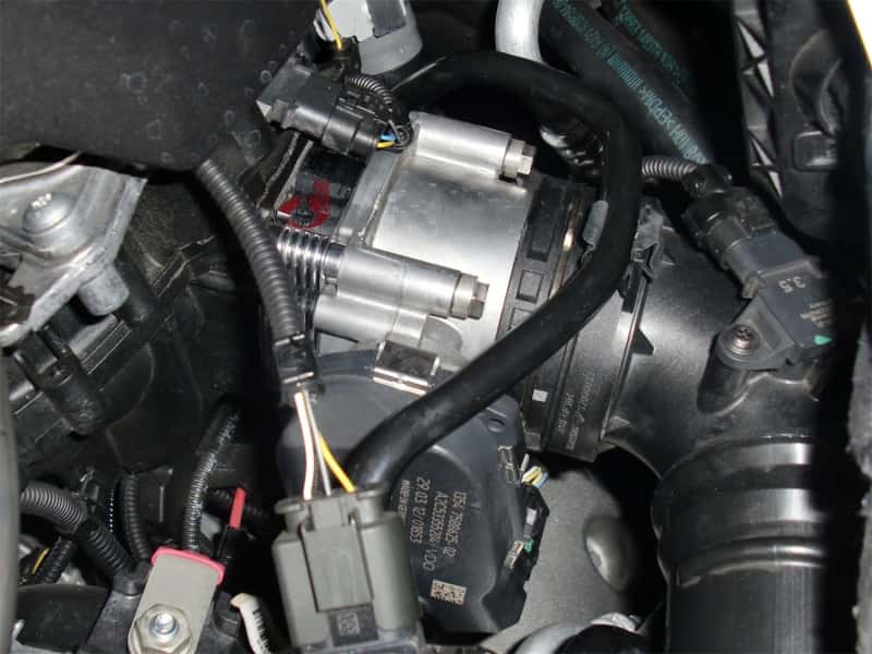 aFe — aFe Silver Bullet Throttle Body Spacer 12-15 BMW 328i (F30) L4-2.0L N20/N26
Throttle Body Spacer
TBdySpacer - view 5