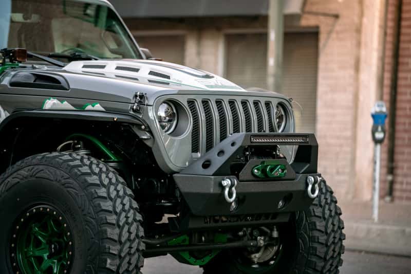 DV8 Offroad — DV8 Offroad 18+ Jeep JL Heat Dispersion Hood - Primer Black
Hood - view 29