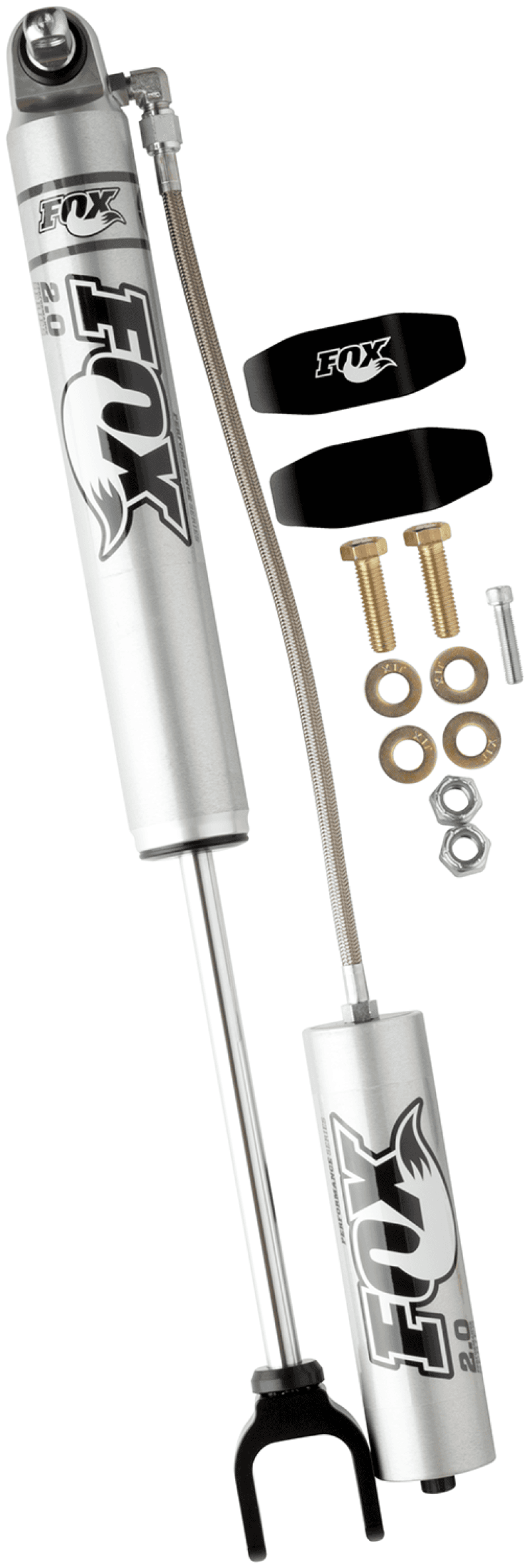 FOX — Fox 11+ Chevy HD 2.0 Performance Series 9.4in. Smooth Body Remote Res. Front Shock / 7-9in. Lift
2.0 Shock - view 4