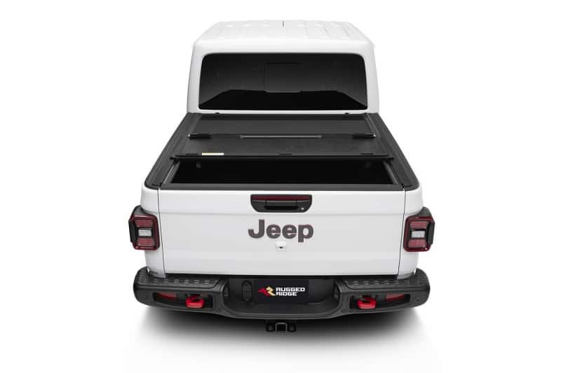 Rugged Ridge — Rugged Ridge Armis Hard Folding With LINE-X Bed Cover 2020 JT
Tonneau Cover
OFFROAD_TOPS - view 8