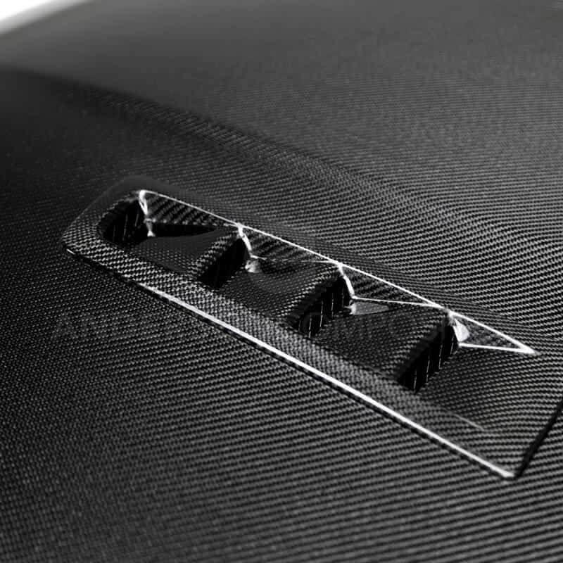 Anderson Composites — Anderson Composites 2016-2017 Ford Focus ST/RS Carbon Fiber RS Hood - view 5