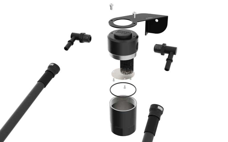 K&N Engineering — K&N 19-22 Chevy Silverado 1500 5.3/6.2L Catch Can. Oil Separator - view 8