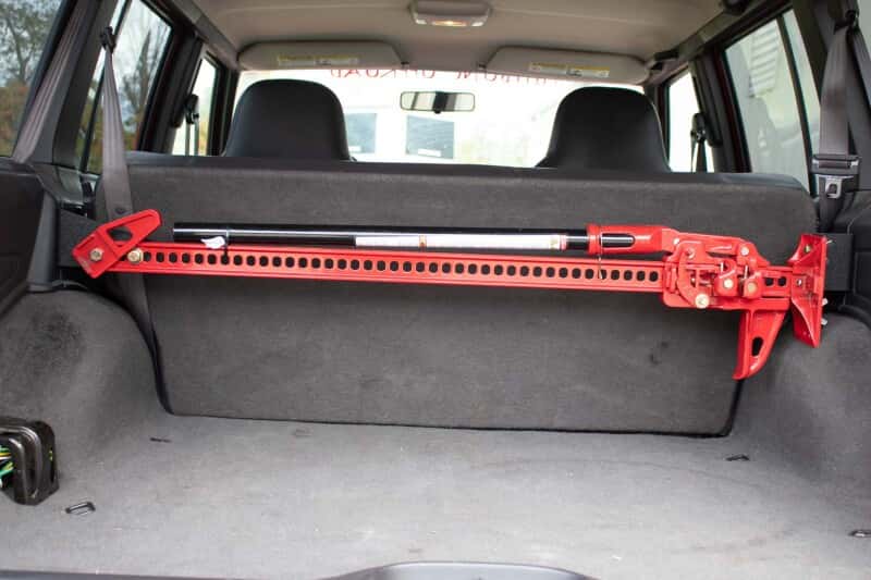 Fishbone Offroad — Fishbone Offroad 84-01 Jeep Cherokee XJ Rear Seat Hi-Lift Jack Mount - view 7