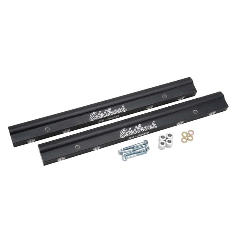 Edelbrock — Edelbrock Fuel Rail Kit for Use w/ 70855 BBC Tunnel Ram Manifold (4) -8 An Female Ends
FUEL INJECTION COMPO - view 1