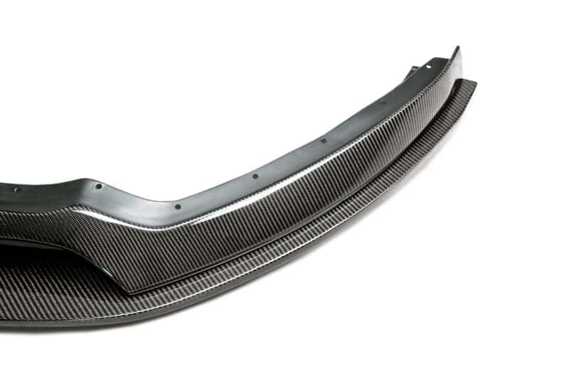 Anderson Composites — Anderson Composites 2018 Ford Mustang Type-AR Carbon Fiber Front Chin Splitter - view 5
