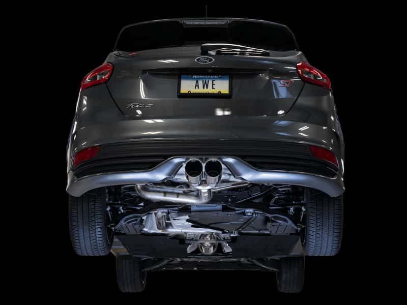 AWE Tuning — AWE Tuning Ford Focus ST Track Edition Cat-back Exhaust - Chrome Silver Tips
Track Exhaust - view 2