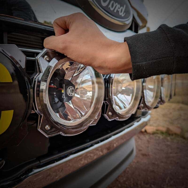 KC HiLiTES — KC HiLiTES 6in. Light Shield for Gravity Pro6 LED Lights (Single) - Clear - view 10