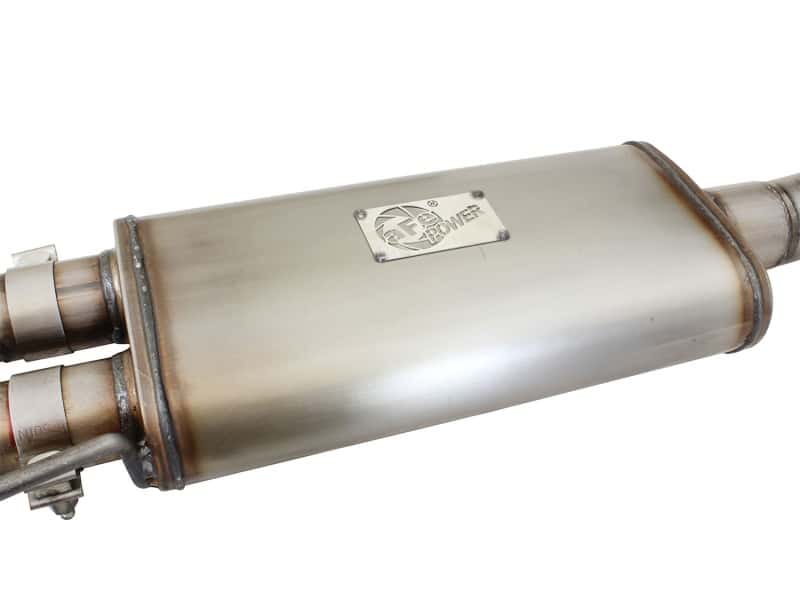 aFe — aFe Rebel Series Exhaust SS Front Side Exit CB w/ Black Tips 10-14 Ford F150 Ecoboost V8 6.2L
Cat-Back Exhaust - view 4