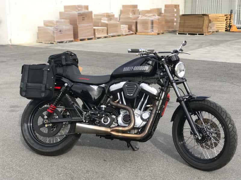 Burly Brand — Burly Brand Voyager Saddlebag Each - Black - view 2