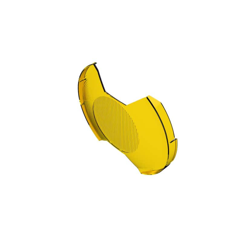 KC HiLiTES — KC HiLiTES SlimLite 8in. LED Light Shield SAE Driving (Shield Only) - Selective Yellow - view 13
