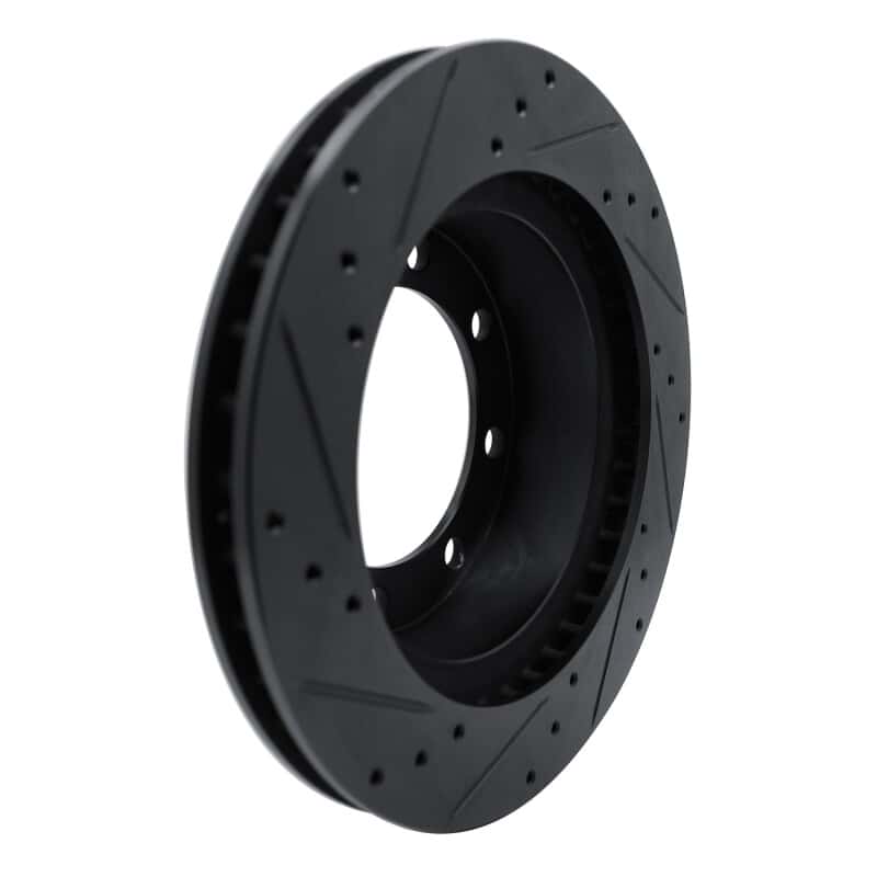 R1 Concepts — R1 80-93 Dodge W200 Front Right Drilled & Slotted Black Brake Rotor
R1 Brake Rotor Drill - view 4
