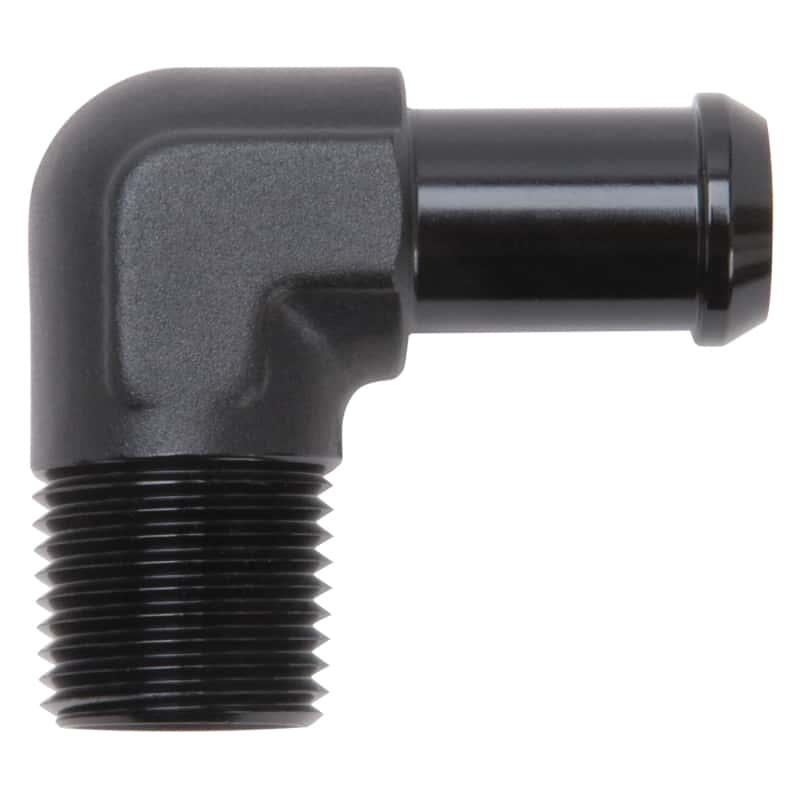 Edelbrock — Edelbrock Hose End 90-Deg 1/2In NPT to 5/8In Barb Black Anodize
KIT PARTS - view 3